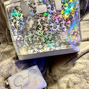 Disney Loungefly Mirror Tote.  Brand new without tags.  Excellent condition.